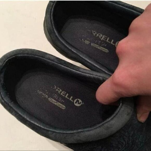 Merrell Suede 7.5 Paisley Qform Comfort Grip Mules - Picture 6 of 10